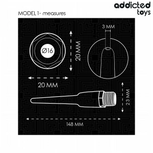 ADDICTED TOYS - NETTOYANT ANAL AVEC ADAPTATEUR UNIVERSEL MODÃLE 1